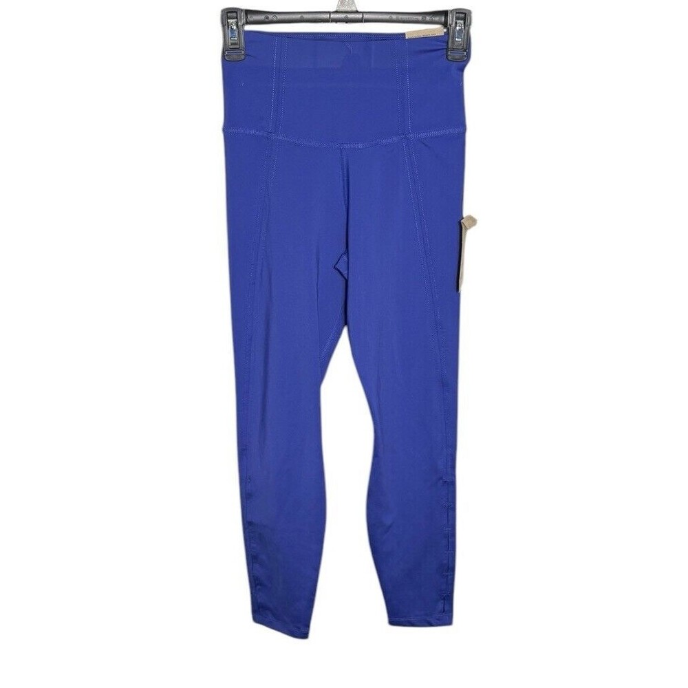 Nike Yoga Blue High‎ Rise 7/8 Length Tight Size Small Dri-fit